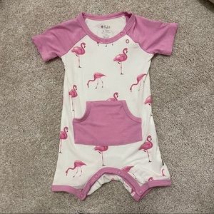 Kyte Baby flamingo shortall